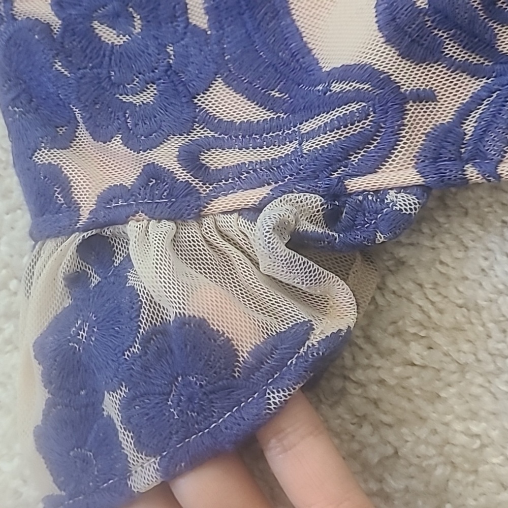 NWOT For Love and lemons Blue Temecula Mini - Picture 6 of 9
